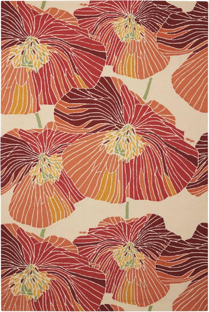 Nourison - Fantasy FA24 Orange 5 x 76in Area Rug - FA24-99446216977 veiw 1