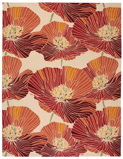 Nourison - Fantasy FA24 Orange 8 x 106in Rug - FA24-99446217530 veiw 1