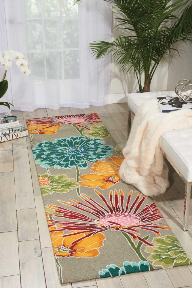 Nourison - Fantasy FA26 Bone 23in x 8 Hallway Rug - FA26-99446281777 veiw 2