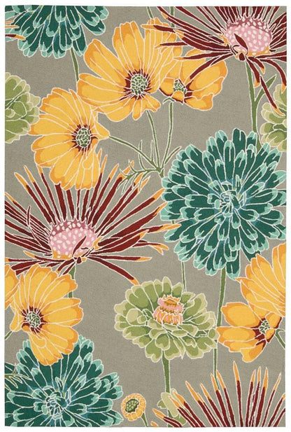 Nourison - Fantasy FA26 Bone 5 x 76in Area Rug - FA26-99446281838 veiw 1