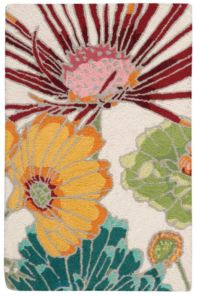 Nourison - Fantasy 19in x 29in White Multicolor Area Rug - FA26-99446271402 veiw 1