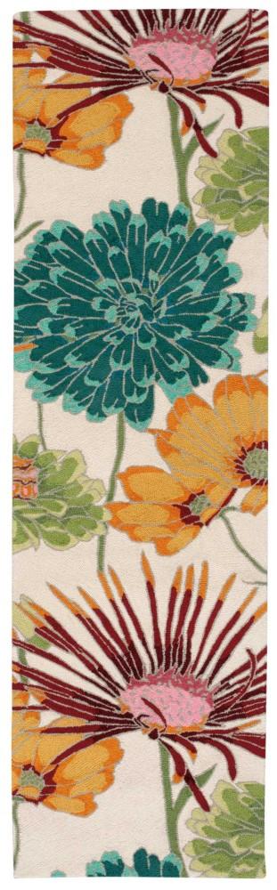 Nourison - Fantasy FA26 White Multicolor 23in x 8 Hallway Rug - FA26-99446271419 veiw 2