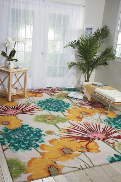 Nourison - Fantasy FA26 White Multicolor 36in x 56in Area Rug - FA26-99446271433 veiw 2