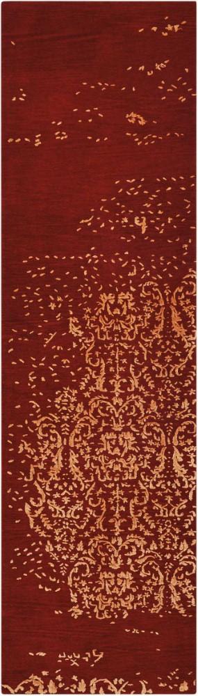 Nourison - Opaline OPA08 Burnt Orange 23in x 8 Hallway Rug - OPA08-99446340368_CLOSEOUT veiw 1