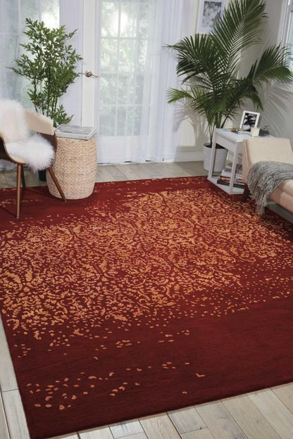 Nourison - Opaline OPA08 Burnt Orange 99in x 139in Oversized Rug - OPA08-99446340641_CLOSEOUT veiw 2