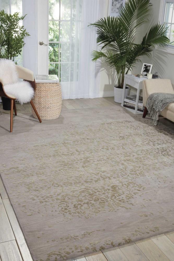 Nourison - Opaline OPA08 Grey 56in x 75in Area Rug - OPA08-99446340504_CLOSEOUT veiw 2