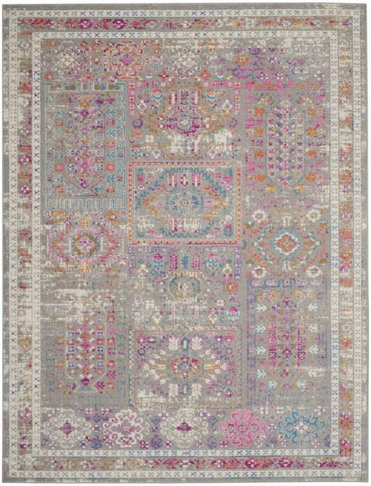 Nourison - Passion 9x12 Bone Multicolor Area Rug - PSN37-99446781208 - CLOSEOUT veiw 1