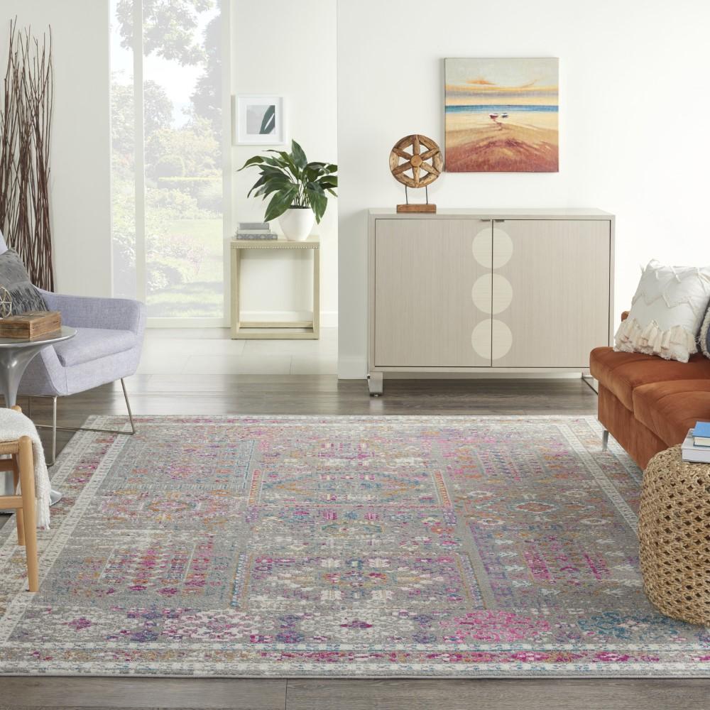 Nourison - Passion 9x12 Bone Multicolor Area Rug - PSN37-99446781208 - CLOSEOUT veiw 2