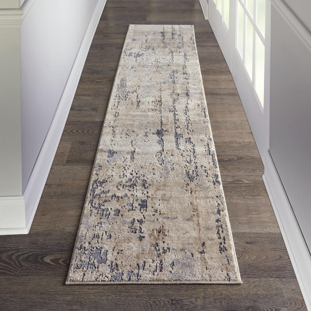 Nourison - Quarry 22in x 76in Modern Area Rug - QUA01-99446748270 veiw 2