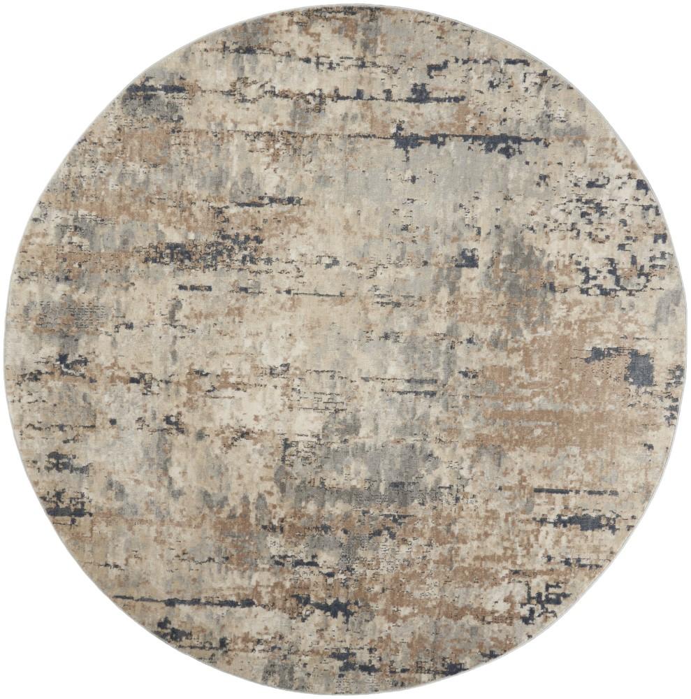 Nourison - Quarry 710in x Round Area Rug - QUA01-99446272300 veiw 1