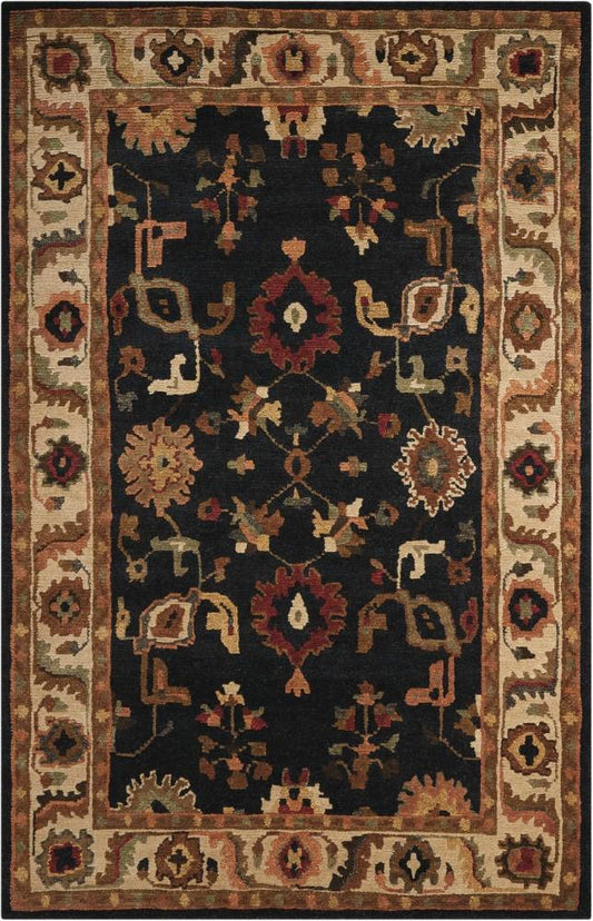 Nourison - Tahoe TA08 Black 79in x 99in Rug - TA08-99446772725 veiw 1