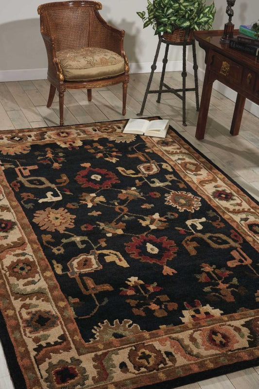 Nourison - Tahoe TA08 Black 79in x 99in Rug - TA08-99446772725 veiw 2