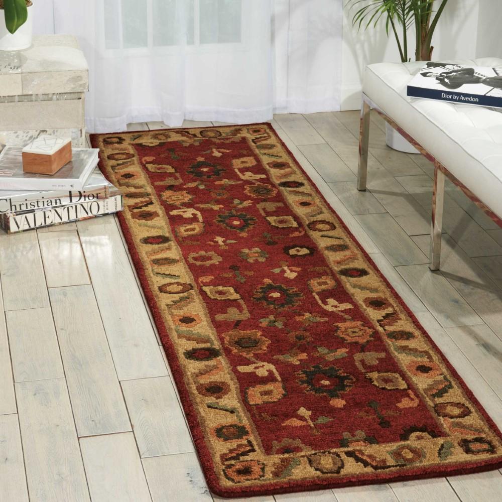 Nourison - Tahoe TA08 Red 23in x 8 Hallway Rug - TA08-99446336941 veiw 2