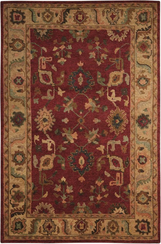 Nourison - Tahoe TA08 Red 56in x 86in Area Rug - TA08-99446337399 veiw 1