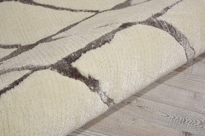 Nourison - Twilight TWI15 Ivory/Bone 8 x Round Large Rug - TWI15-99446358189 veiw 2