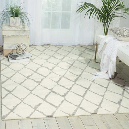 Nourison - Twilight TWI15 Ivory/Bone 99in x 139in Oversized Rug - TWI15-99446293572 veiw 3