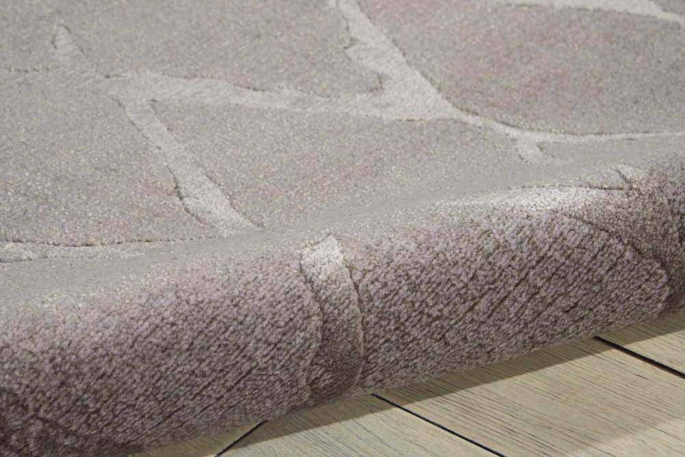 Nourison - Twilight TWI15 Silver and Bone 86in x 116in Oversized Rug - TWI15-99446293480 veiw 2