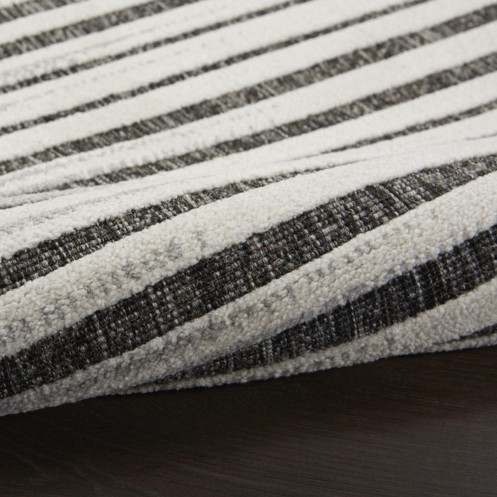 Nourison - Key Largo 22in x 10 Dark Grey Area Rug - KLG01-99446768414_CLOSEOUT veiw 2
