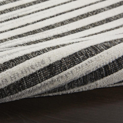 Nourison - Key Largo 4x6 Dark Grey Area Rug - KLG01-99446768421_CLOSEOUT veiw 2