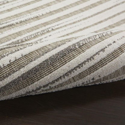 Nourison - Key Largo 4x6 Light Grey Area Rug - KLG01-99446768315_CLOSEOUT veiw 2