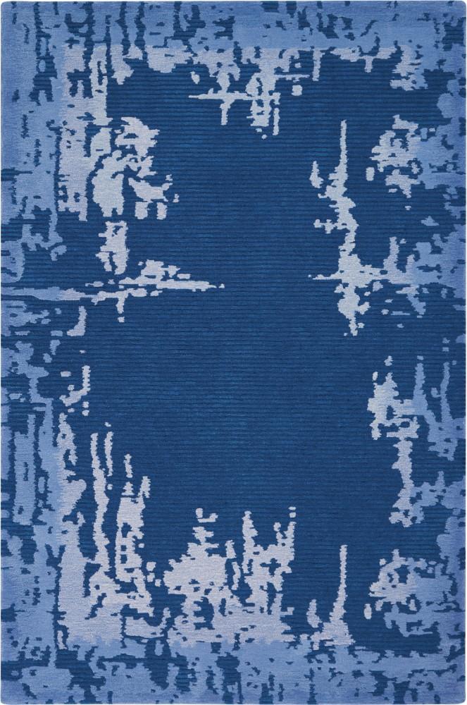 Nourison - Symmetry SMM02 Navy Blue 39in x 59in Area Rug - SMM02-99446495150 - CLOSEOUT veiw 1