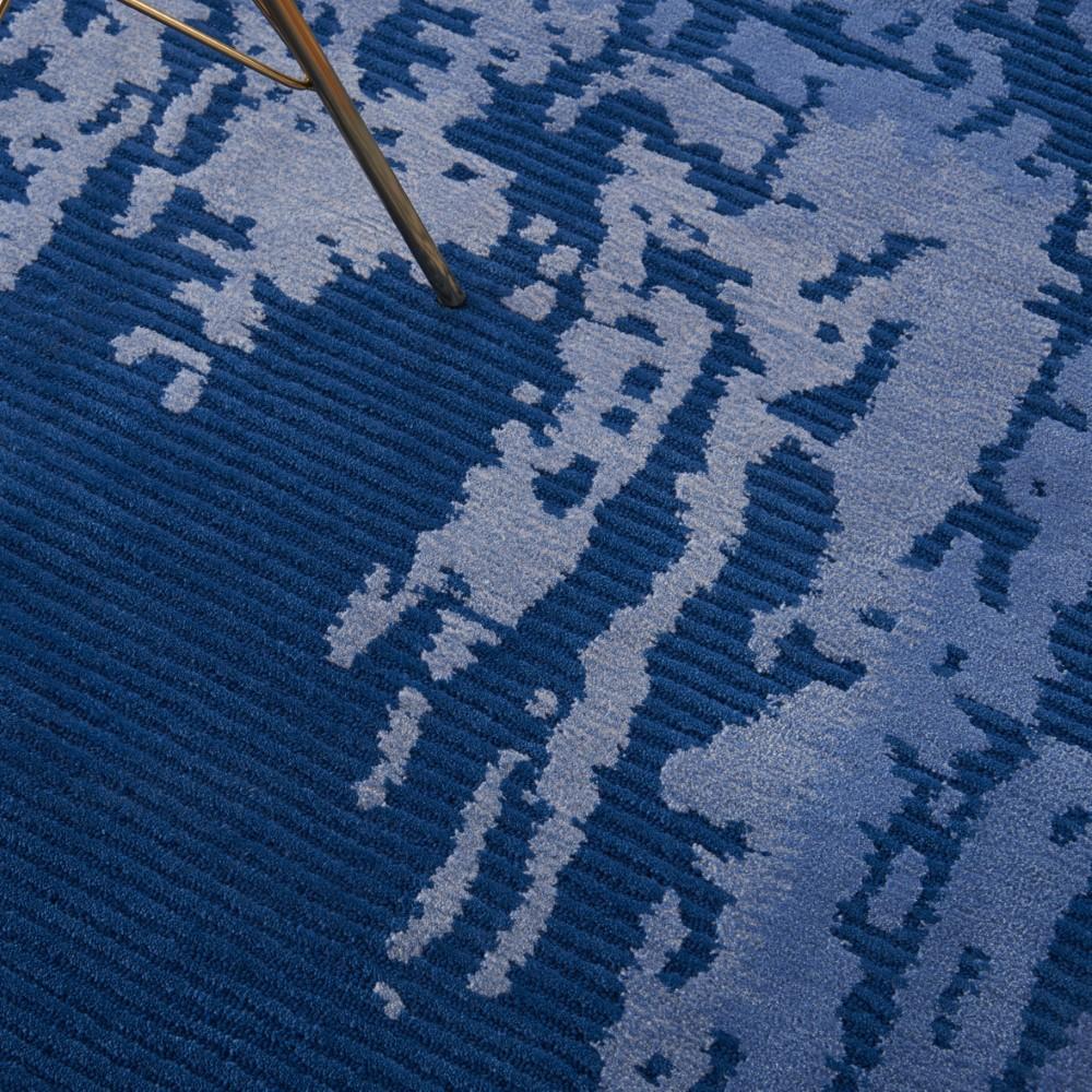 Nourison - Symmetry SMM02 Navy Blue 39in x 59in Area Rug - SMM02-99446495150 - CLOSEOUT veiw 3