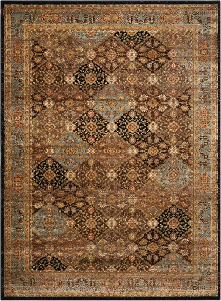 Nourison - Delano DEL03 Black 67in x 96in Area Rug - DEL03-99446370556_CLOSEOUT veiw 1