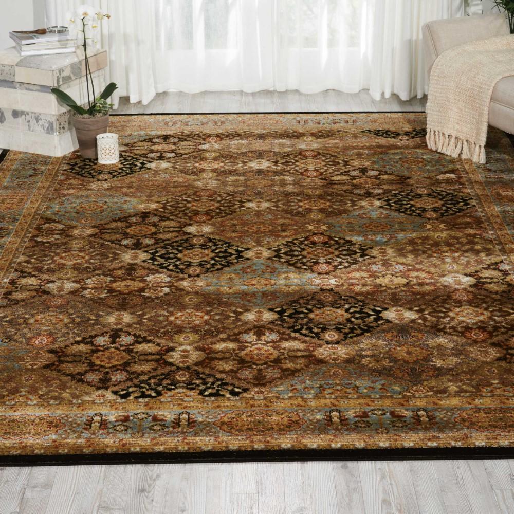 Nourison - Delano DEL03 Black 67in x 96in Area Rug - DEL03-99446370556_CLOSEOUT veiw 2