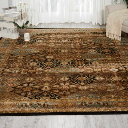 Nourison - Delano DEL03 Black 67in x 96in Area Rug - DEL03-99446370556_CLOSEOUT veiw 2