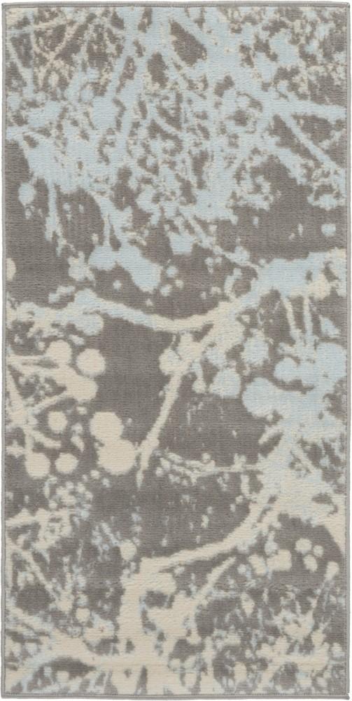 Nourison - Jubilant 2 x 4 Small Bone and Blue Nature-inspired Area Rug - JUB12-99446478986_CLOSEOUT veiw 1