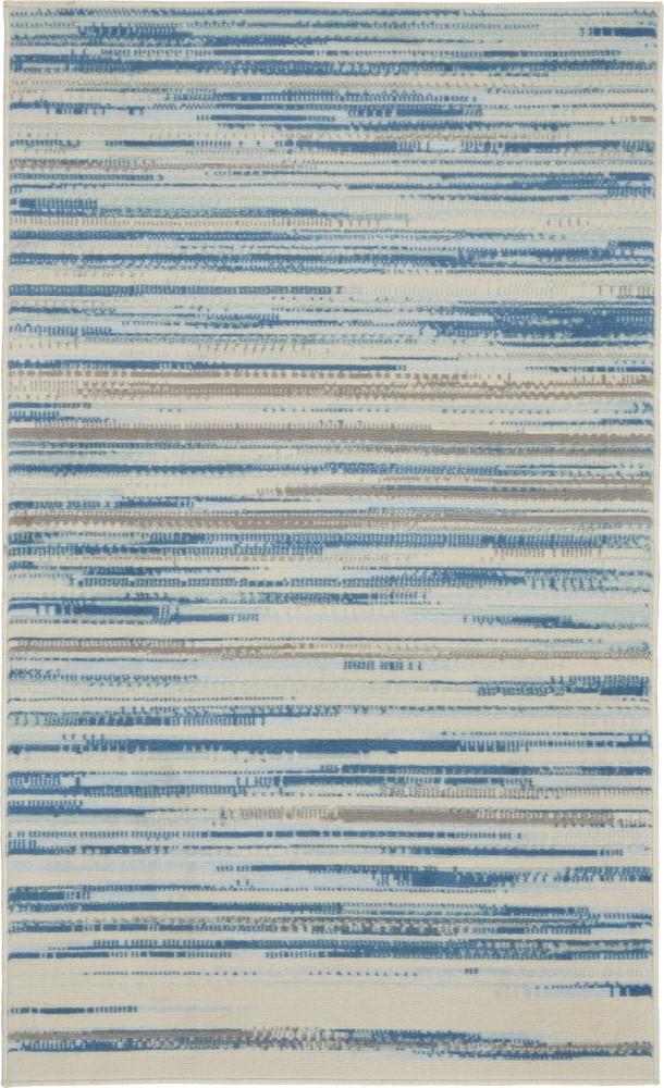 Nourison - Jubilant 3x5 Blue Area Rug - JUB04-99446764133 veiw 1
