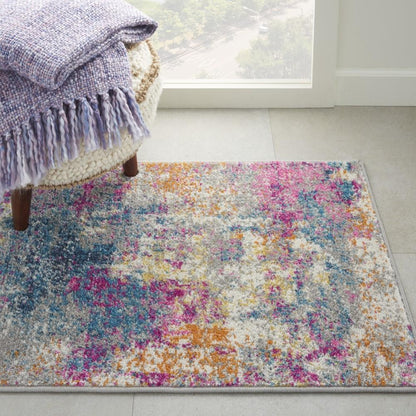 Nourison - Passion 110in x 210in Ivory Multicolor Area Rug - PSN36-99446780317 veiw 2