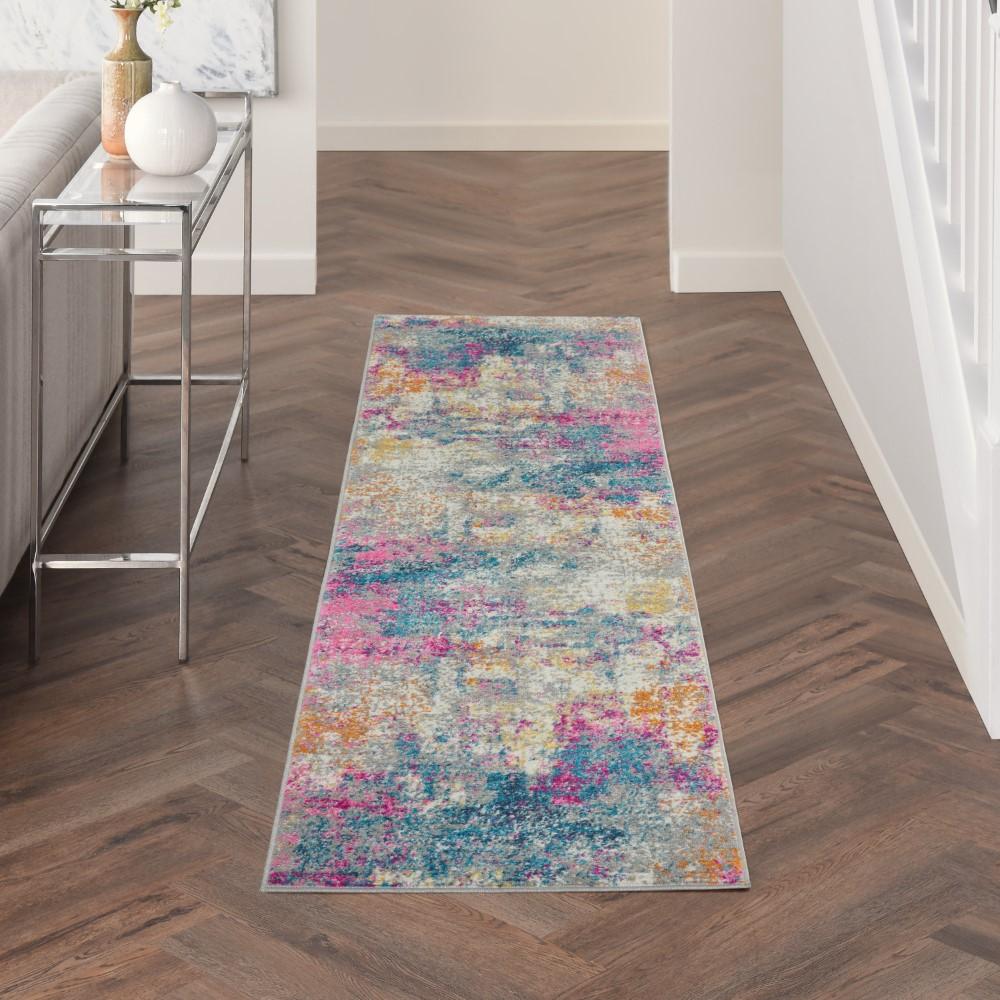 Nourison - Passion 110in x 6 Ivory Multicolor Area Rug - PSN36-99446780324 veiw 2