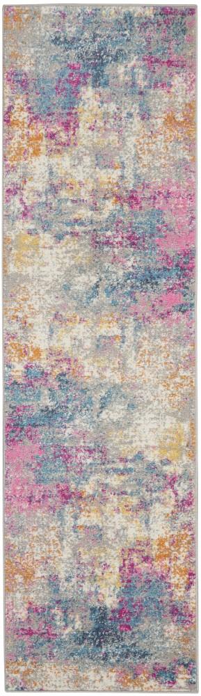 Nourison - Passion 22in x 76in Ivory Multicolor Area Rug - PSN36-99446780331 veiw 1