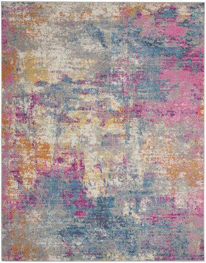 Nourison - Passion 8x10 Ivory Multicolor Area Rug - PSN36-99446780515 veiw 1