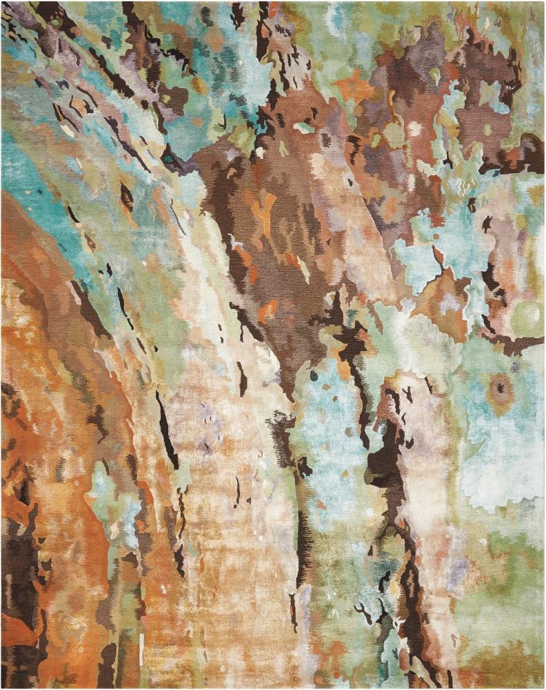 Nourison - Prismatic 86in x 116in Multicolor Abstract Area Rug - PRS09-99446362490 veiw 1