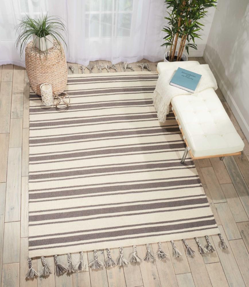 Nourison - Rio Vista DST01Ivory/Bone 5 x 76in Area Rug - DST01-99446391698_CLOSEOUT veiw 2