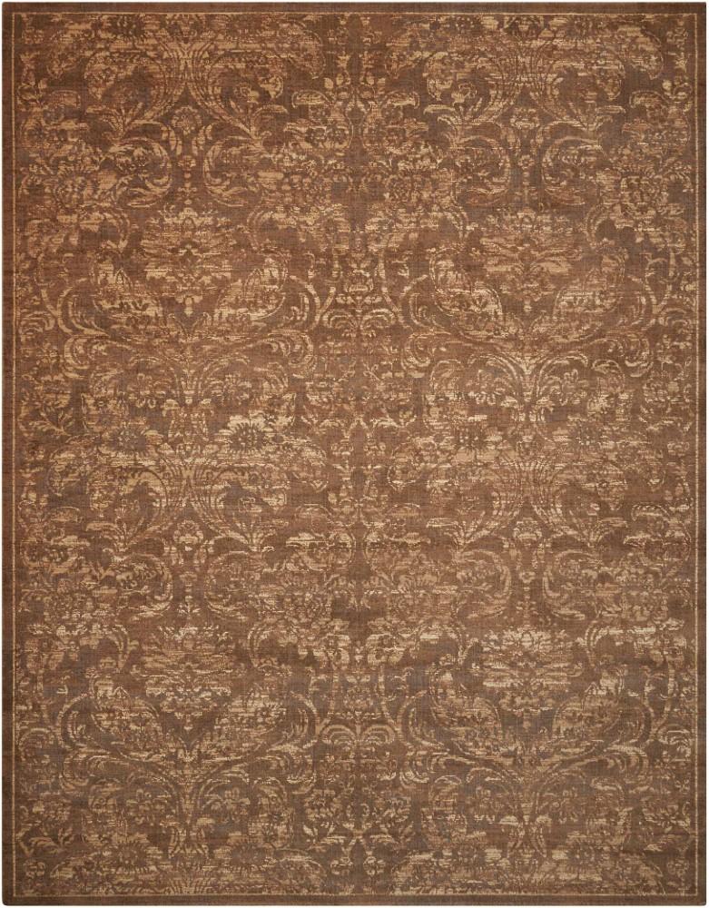 Nourison - Silken Allure SLK19 Brown 56in x 8 Area Rug - SLK19-99446154071_CLOSEOUT veiw 1