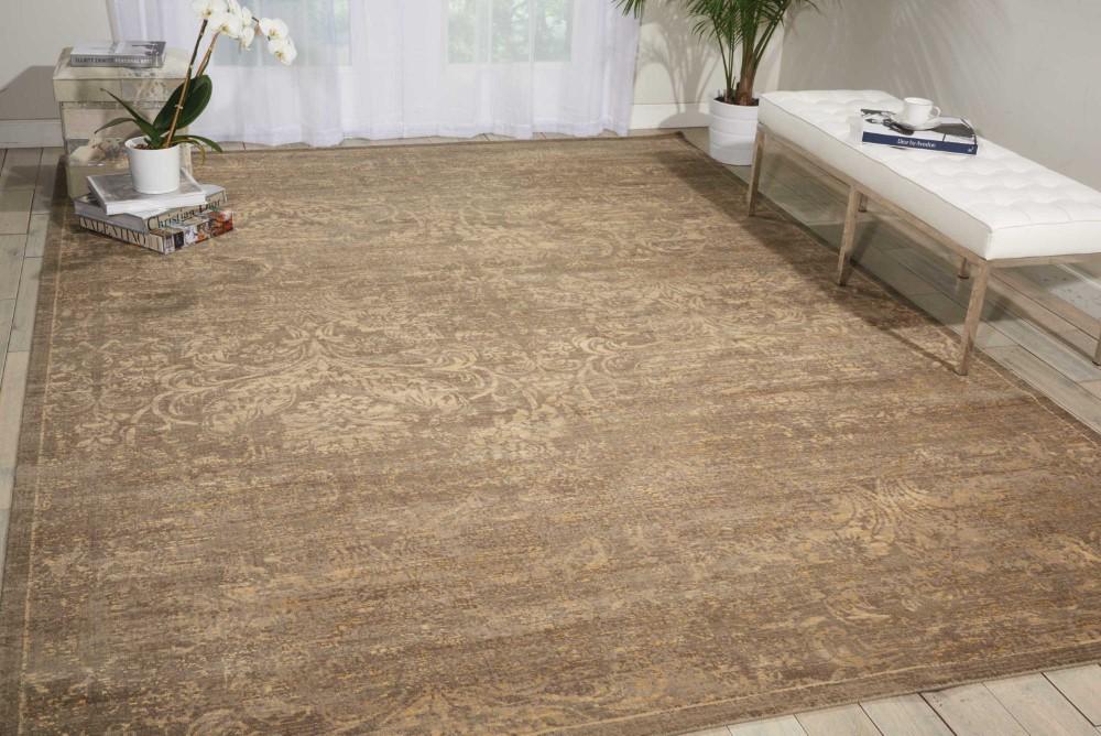 Nourison - Silken Allure SLK19 Beige 99in x 139in Rug - SLK19-99446154057_CLOSEOUT veiw 2