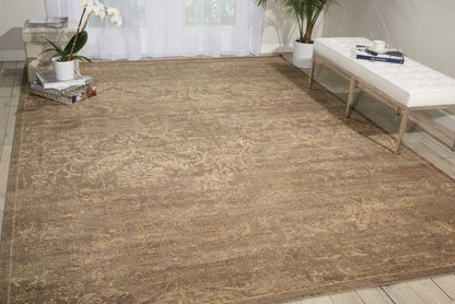 Nourison - Silken Allure SLK19 Beige 99in x 139in Rug - SLK19-99446154057_CLOSEOUT veiw 2