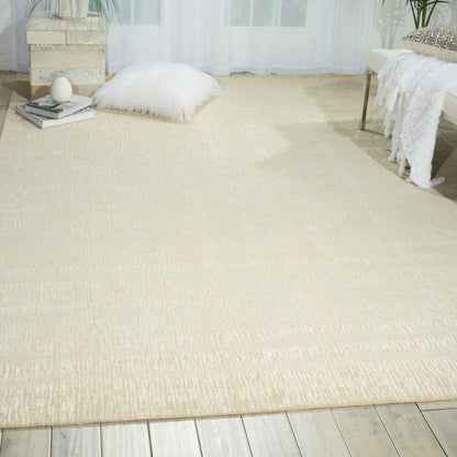 Nourison - Starlight STA02 White 35in x 55in Area Rug - STA02-99446291974_CLOSEOUT veiw 2