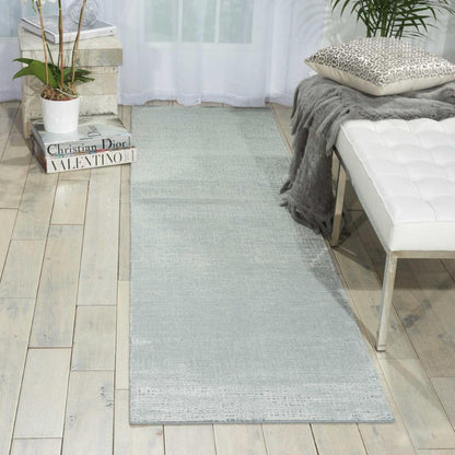 Nourison - Starlight STA02 Blue 23in x 8 Hallway Rug - STA02-99446292032_CLOSEOUT veiw 2