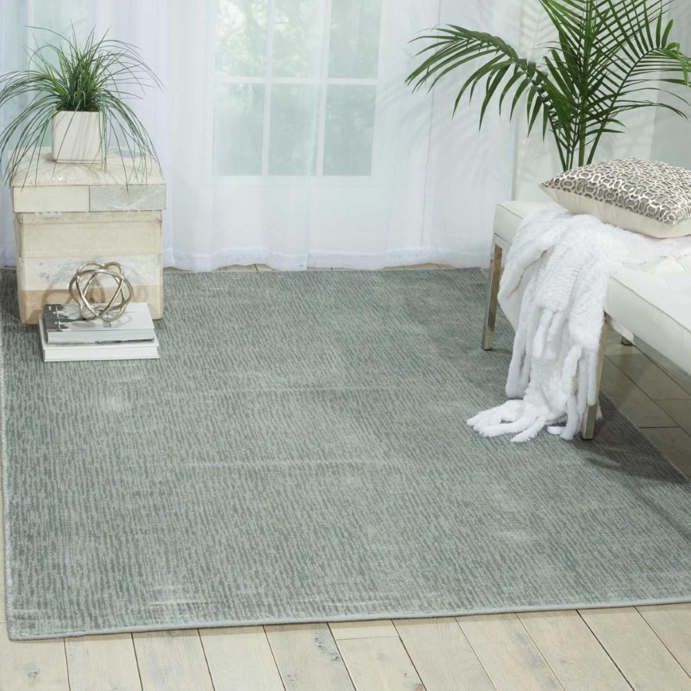 Nourison - Starlight STA02 Blue 35in x 55in Area Rug - STA02-99446292056_CLOSEOUT veiw 2