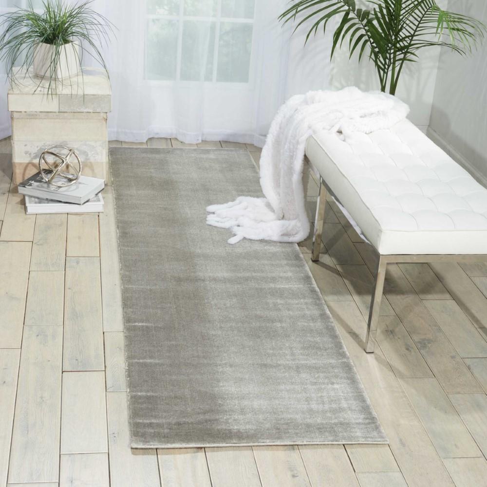 Nourison - Starlight STA06 Grey 23in x 8 Hallway Rug - STA06-99446225276_CLOSEOUT veiw 2