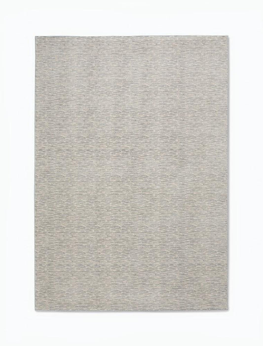 Calvin Klein - Jackson CK781 Ivory and Grey 710in X 106in Large Striated Rug - CK781-99446356390_CLOSEOUT veiw 1