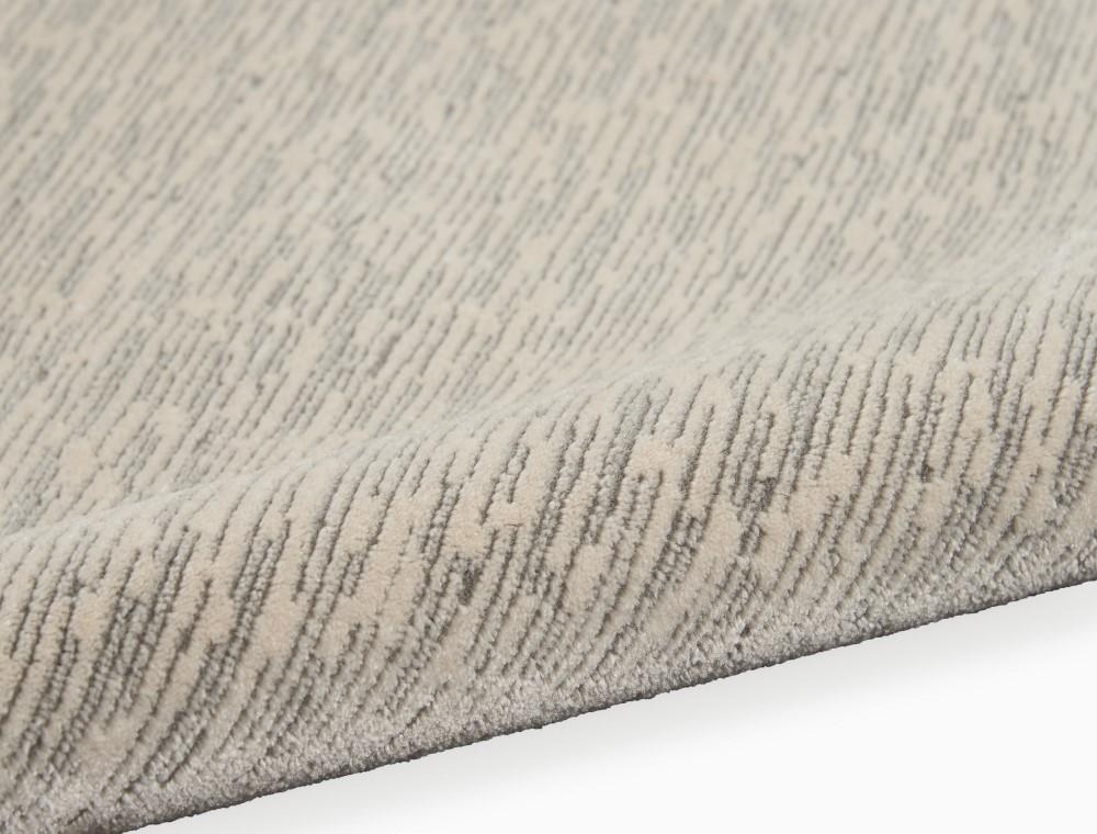 Calvin Klein - Jackson CK781 Ivory and Grey 93in X 129in Oversized Striated Rug - CK781-99446356406_CLOSEOUT veiw 2
