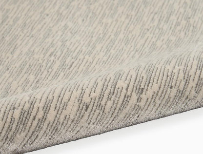 Calvin Klein - Jackson CK781 Ivory and Grey 93in X 129in Oversized Striated Rug - CK781-99446356406_CLOSEOUT veiw 2