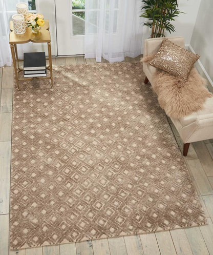 Nourison - Deco Mod DEC02 Taupe 39in x 59in Area Rug - DEC02-99446398123_CLOSEOUT veiw 2