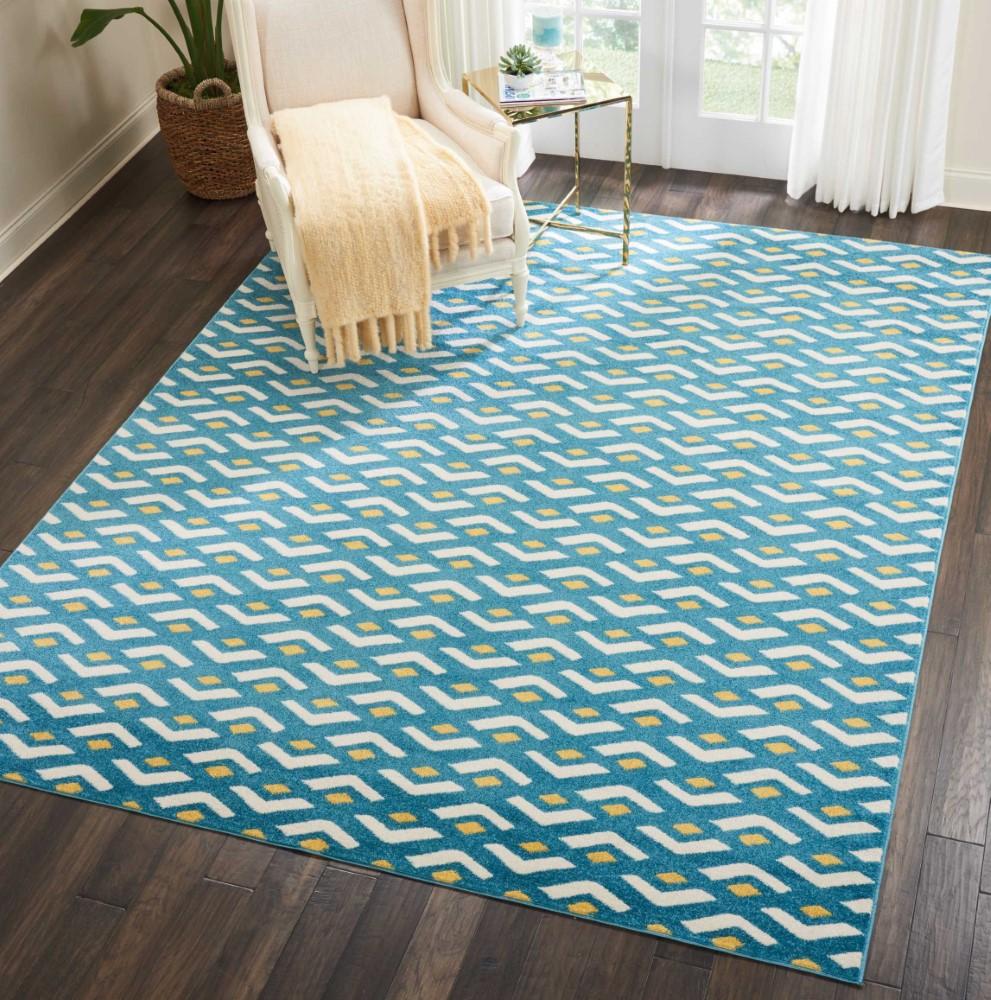 Nourison - Harper DS300 Blue 8x10 Large Rug - DS300-99446406989 - CLOSEOUT veiw 2