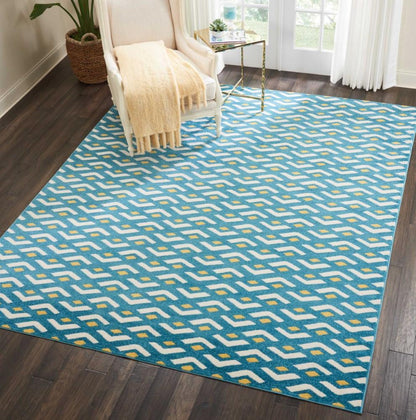 Nourison - Harper DS300 Blue 8x10 Large Rug - DS300-99446406989 - CLOSEOUT veiw 2